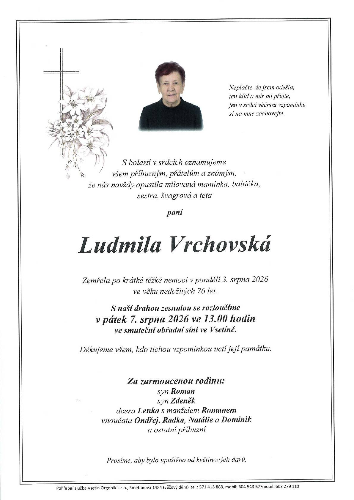 Ludmila Vrchovská