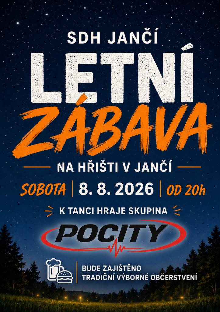 Tradiční zábava pořádaná SDH Jančí
