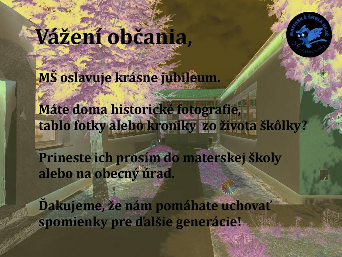 MŠ jubileum