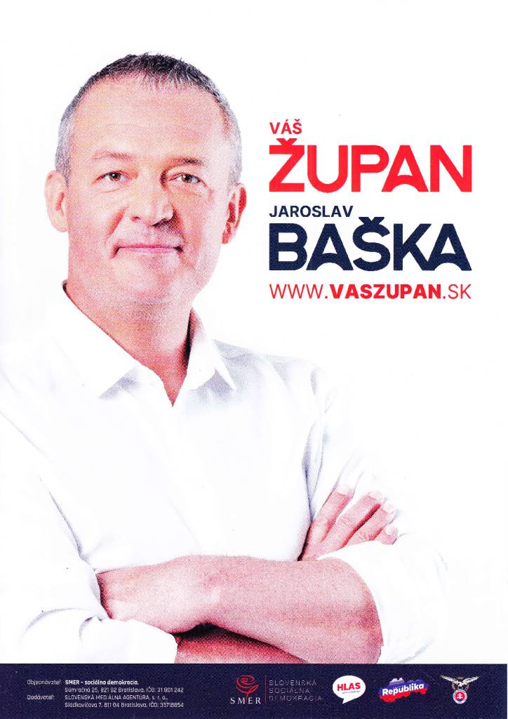 Počas letnej cyklotúry zavíta do našej obce predseda TSK Jaroslav Baška v stredu 5.8.2026 o 11.40 hod.