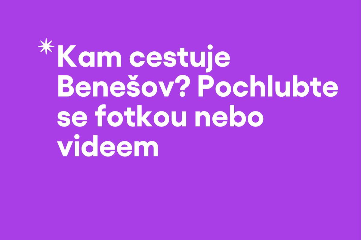 Máte doma benešovský merch? Ať už jde o plátěnou tašku, termohrnek, plecháček, kšiltovku nebo jiný předmět s logem města, budeme rádi, když nám ukážete, kam až s vámi letos doputoval.
