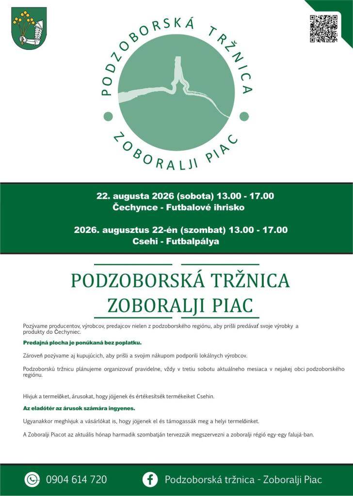 Podzoborská tržnica Čechynce