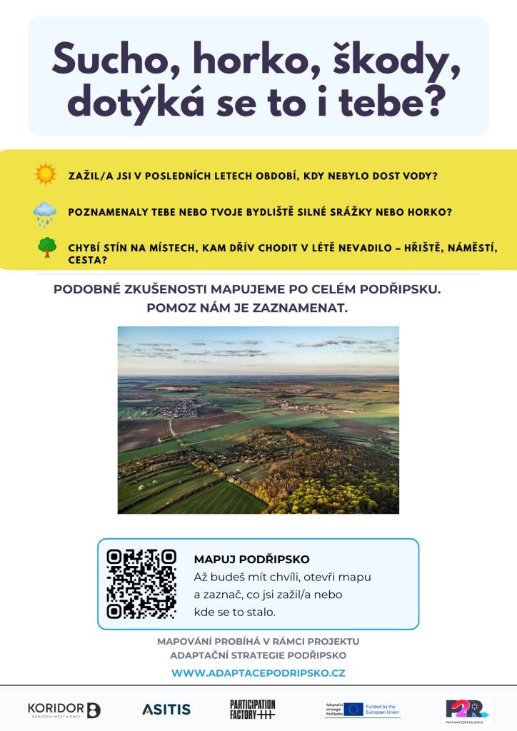 Připravujeme Podřipsko na budoucnost.  Společný projekt obcí, odborníků a veřejnosti zaměřený na klimatickou odolnost, krajinu, dopravu a budoucí rozvoj Podřipska.