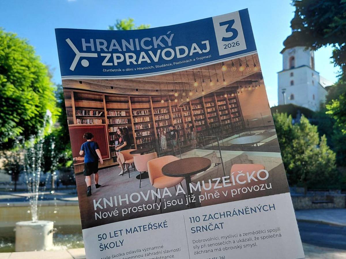 Dnes vychází nové číslo Hranického zpravodaje, plného informací o dění v našem městě a okolí.