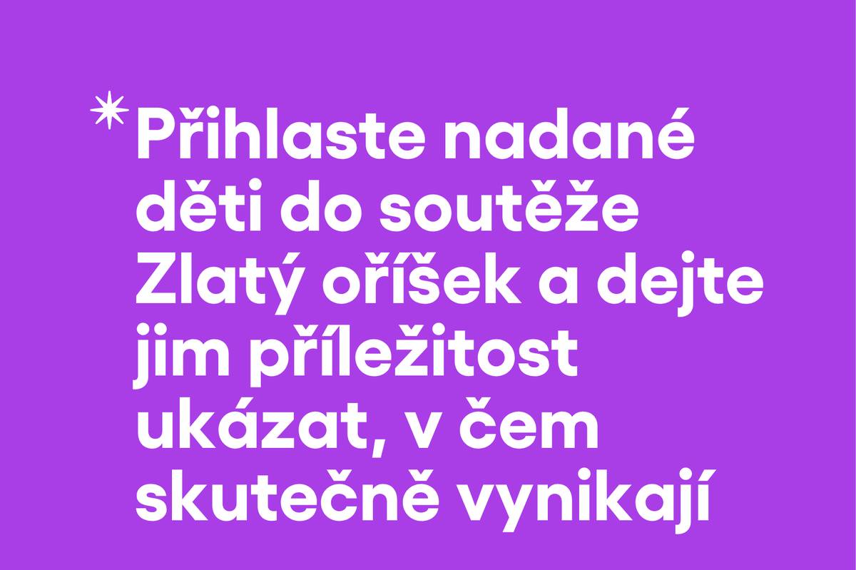 Přihlášky do krajského kola soutěže pro všechny nadané a šikovné děti a dětské kolektivy Středočeského kraje bez rozdílu oboru jsou otevřené do 20. září 2026. Finále proběhne 4. října 2026 v Městském společenském domě v Kolíně.