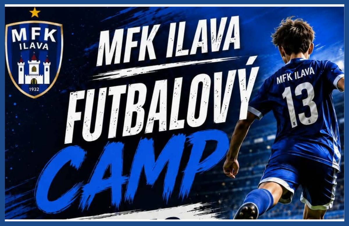Týždeň plný futbalu, pohybu a zábavy čaká deti počas letného futbalového kempu, ktorý bude od 10. do 14. augusta v Ilave.