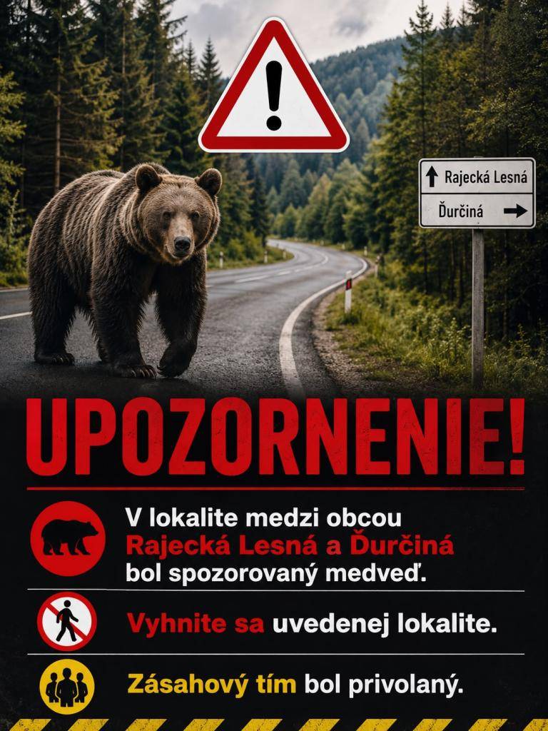 medzi Rajeckou Lesnou a Ďurčinou