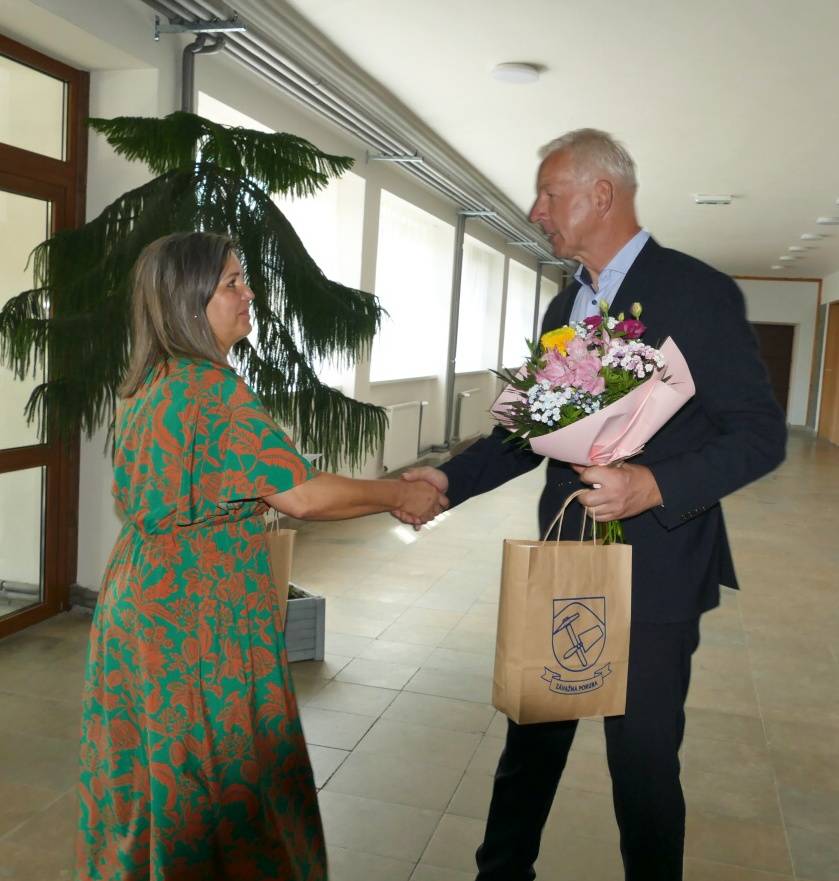 Návštevu privítal starosta Vladimír Mlynček