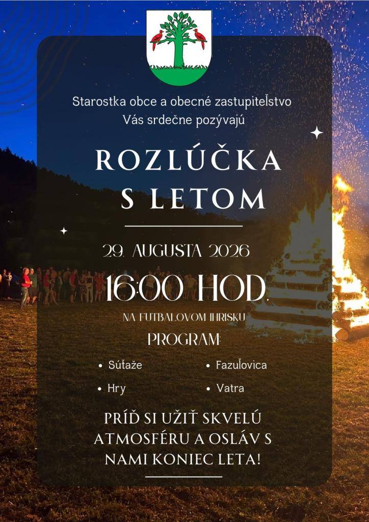 Rozlúčka s letom 29. 08. 2026