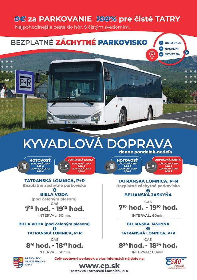 Chystáte sa na turistiku na Zelené pleso alebo plánujete návštevu Belianskej jaskyne? Vyhnite sa rannému stresu z hľadania voľného miesta a drahým poplatkom priamo pri chodníkoch. Vo Vysokých Tatrách máte...