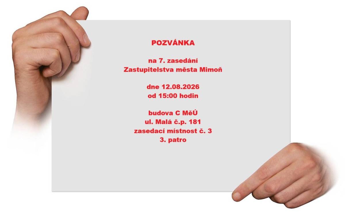 Starosta města zve občany na poslední zasedání ZaMě před podzimními komunálními volbami.