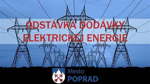 Oznamujeme Vám že v termíne 11.8.2026 od 08:00 do 10:30 je naplánované prerušenie distribúcie elektriny z dôvodu rekonštrukcie vysokonapäťového vedenia. Zoznam dotknutých odberných miest je uvedený v priloženom odkaze.  Zoznam dotknutých odberných miest
