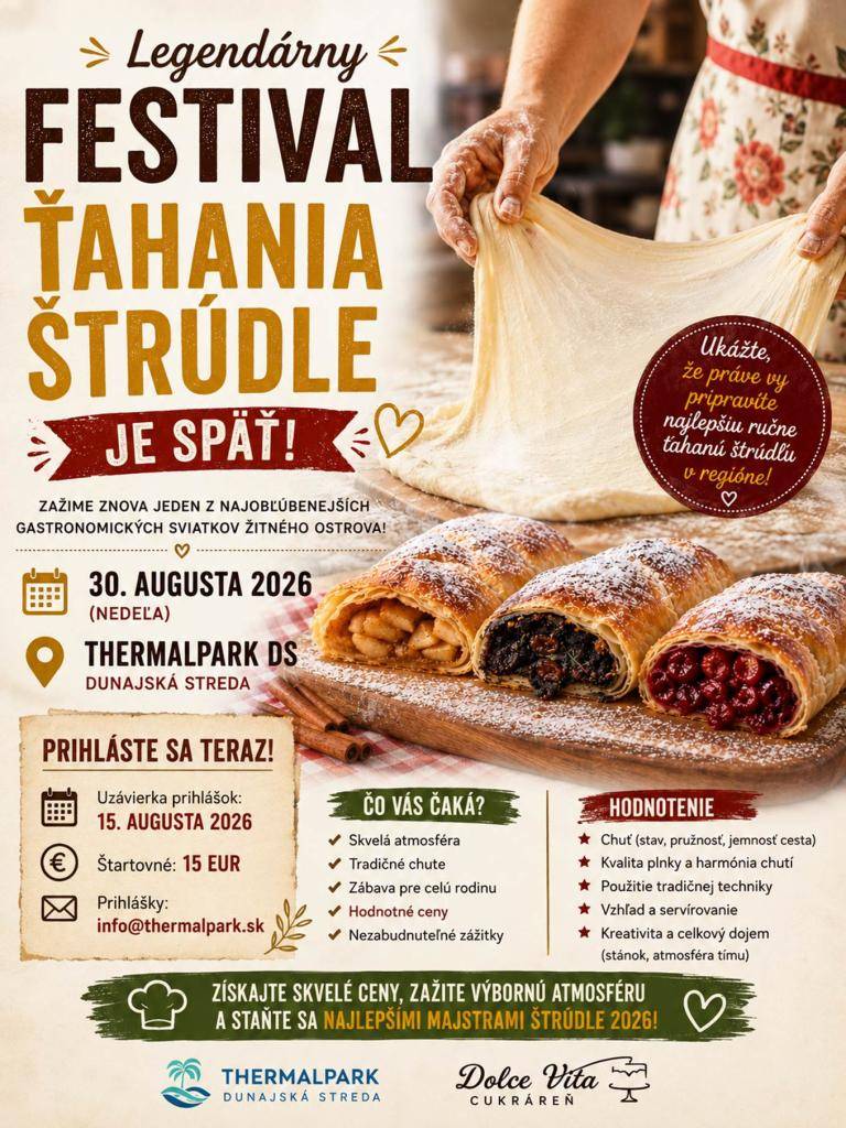 Pozvánka - Festival ťahania štrúdle