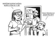 Maminka synovi vysvětlovala, že peníze nerostou na stromě. Pak zazvonil kurýr
