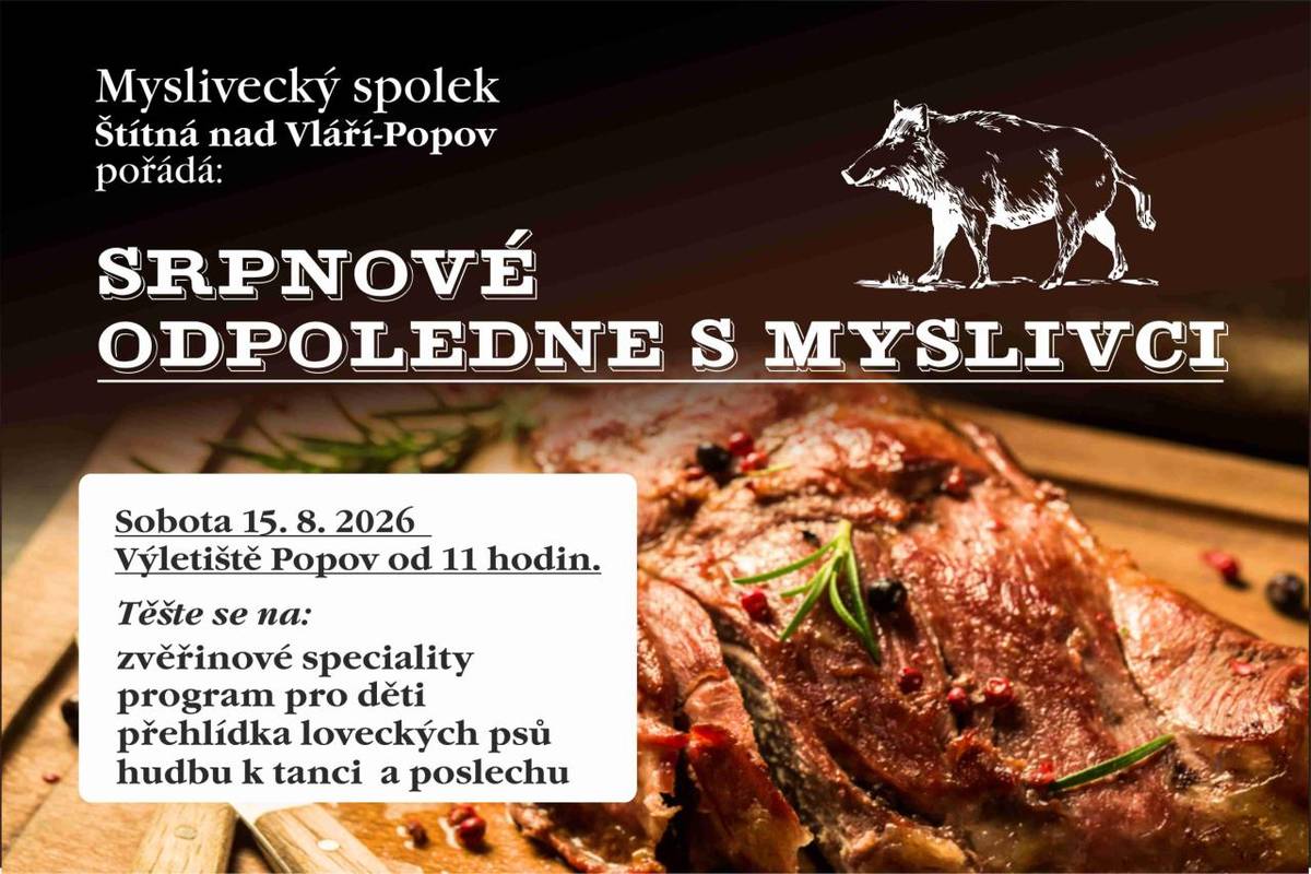 Sobota 15.8.2026