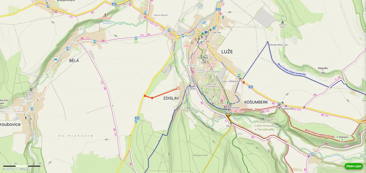 DOPRAVNÍ OMEZENÍ Z DŮVODU ÚPRAVY POVRCHU POLNÍ CESTY - OD 11. 8. DO 17. 8. 2026  Upozorňujeme občany, že bude uzavřena polní cesta z obce Zdislav směrem na hlavní silnici Luže –Skuteč. Děkujeme za pochopení!