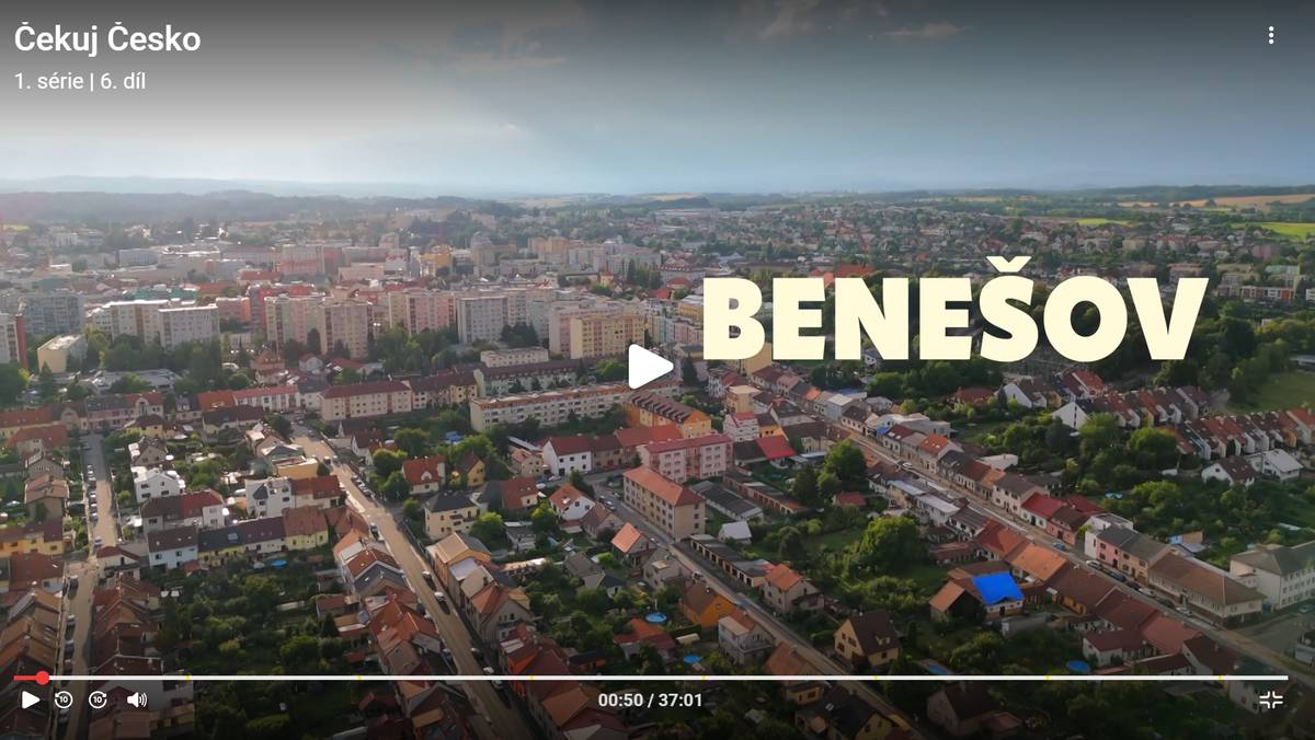 Město Benešov se představilo v pořadu Čekuj Česko televize Nova. Epizoda odvysílaná v neděli 9. srpna 2026 je nyní dostupná také online nebo na platformě Oneplay.