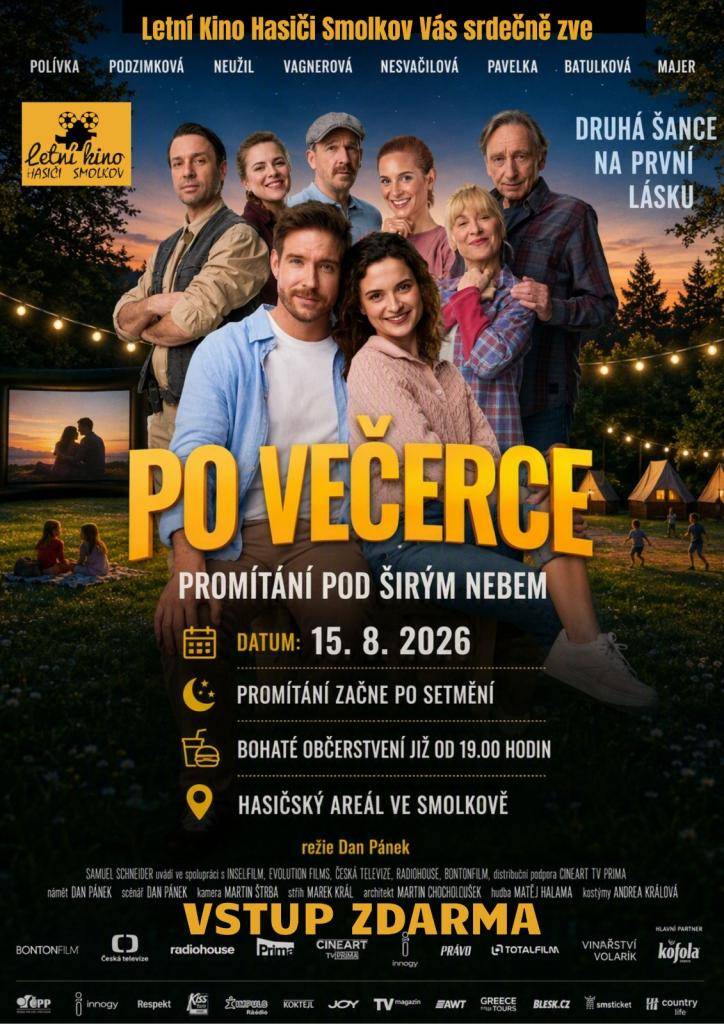film Po večerce - 15.8.2026  od 19:00 hodi
