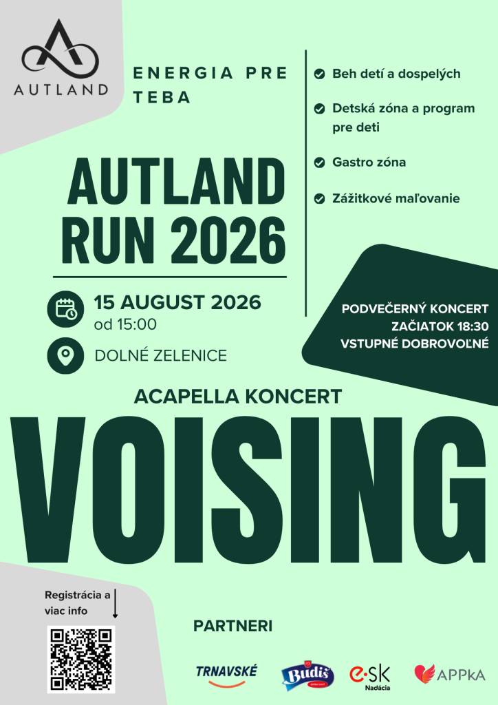 - sobota 15. augusta 2026 od 15,00 hod. v Dolných Zeleniciach