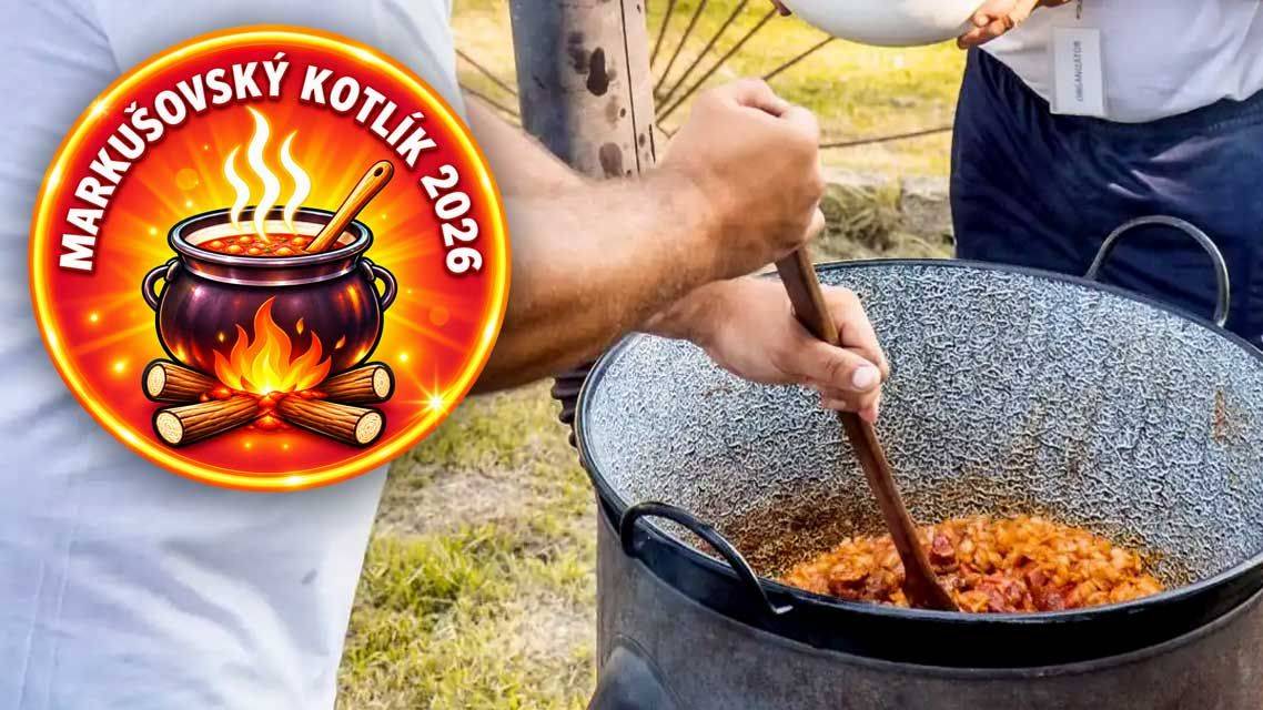Máte svoju osvedčenú kotlíkovú špecialitu? Dajte dokopy partiu kamarátov, susedov, kolegov či členov organizácie a príďte si zmerať sily na Markušovský kotlík 2026.