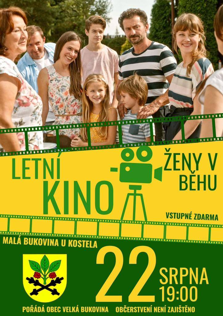 ŽENY V BĚHU  22.srpna od 19.00 Malá Bukovina u kostela sv. Václava.  Vstupné zdarma