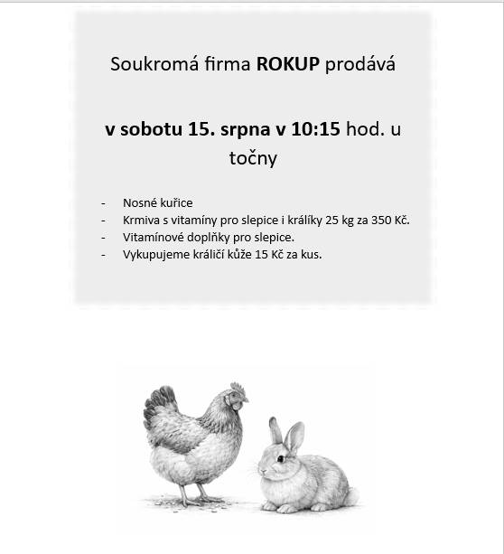 15.8.2026, 10:15 u točny