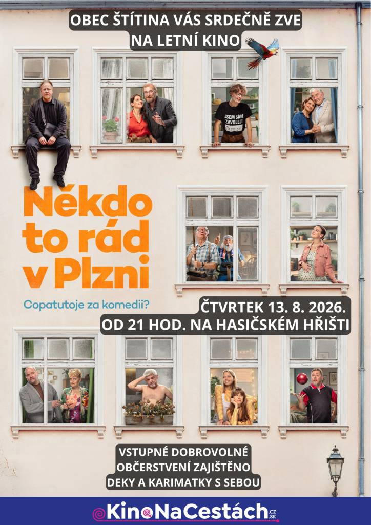 13.8.2026 od 21. hod. na hasičském hřišti