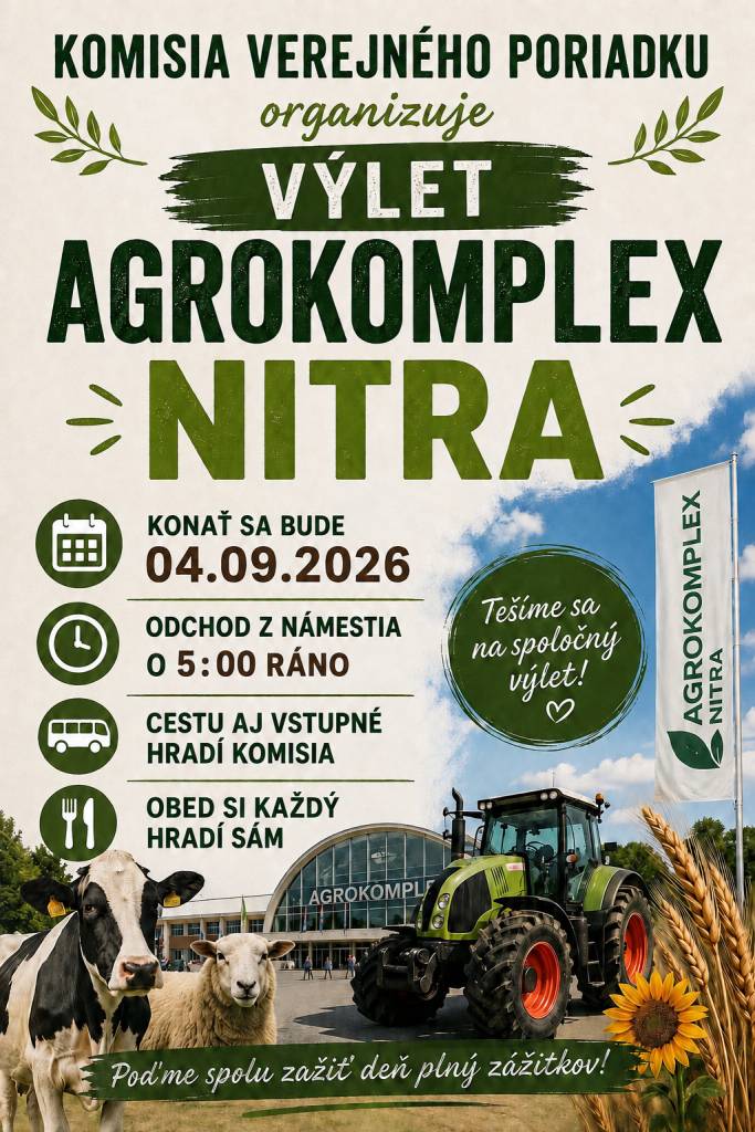 Prihlásiť sa môžete na tel. číslach :     Vladimír Labuda, mobil: 0903 635 806  Erich Chorendžák , mobil : 0904 518 354