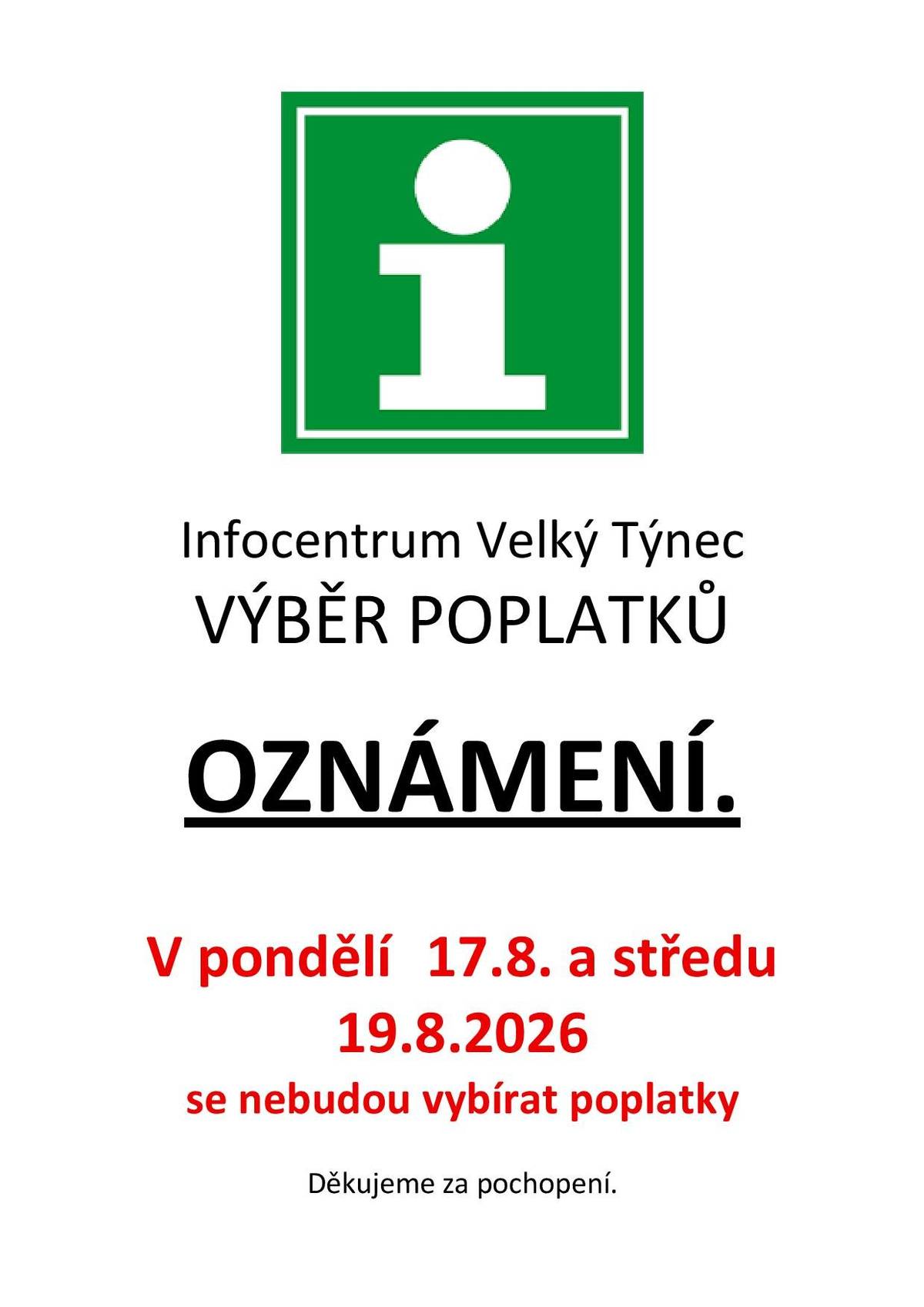 17. 8. a 19.8.2026
