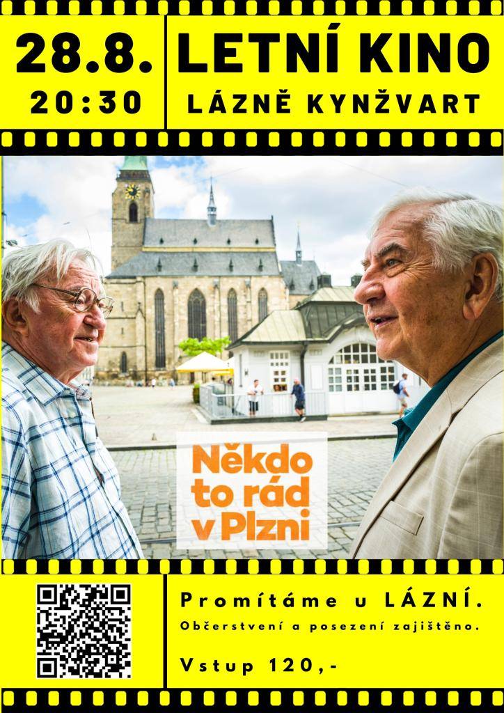 28. srpna 2026 od 20:30 hodin proběhne letní kino u lázní.