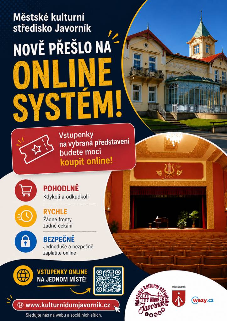 Vstupenky na vybraná představení budete moci koupit online.