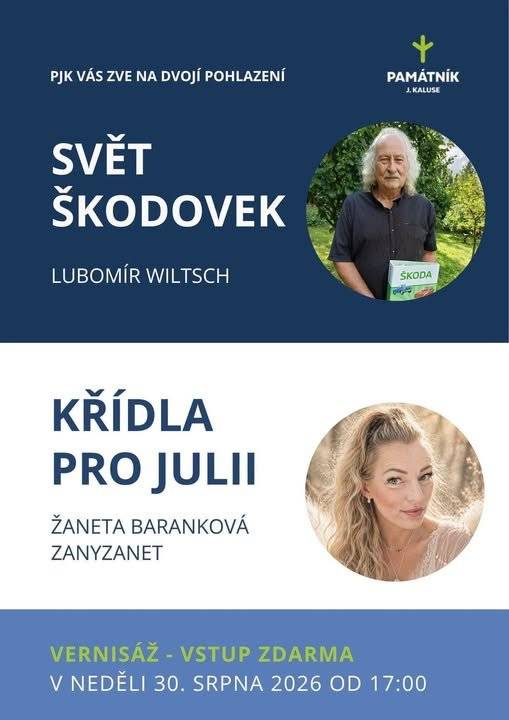 Termín: 30. 8. 2026 od 17:00 Místo: Památník J. Kaluse (Čeladná)  Osobní pozvánka od autorky:   Srdečně Vás zvu na výstavu mých autorských andělských děl v krásném prostředí obce Čeladná v Památníku J.Kaluse Vernisáž proběhne 30. 8. od 17 hodin   Přijďte se zastavit, nadechnout a nechat na sebe působit svět mých andělů – dřevěných originálů, ve kterých se ukrývá příběh, něha, síla a víra .   Každý anděl vzniká ručně a s láskou. Každý je jedinečný a každý v sobě nese kousek mého srdce.     Těším se na každého z Vás  ZanyZanet (Žaneta Baránková)