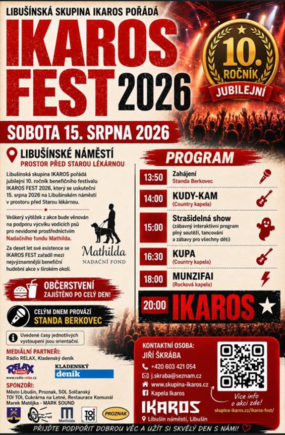 Připomínáme zítřejší IKAROS FEST
