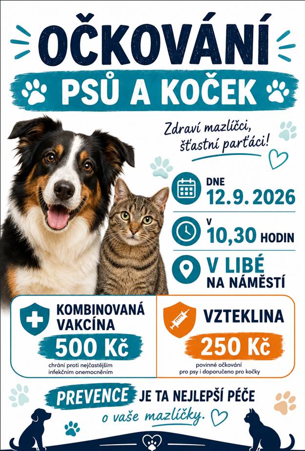 ....proběhne na náměstí v Libé dne 12.9.2026 od 10,30h.