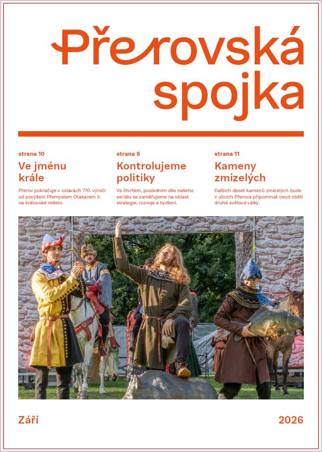 Vyšlo nové číslo měsíčníku Přerovská spojka K dispozici je nejen ve standardním formátu PDF, ale také ve formě  CHYTRÉHO ZPRAVODAJE,  který umožňuje pohodlné vyhledávání, sdílení nebo přirozené listování  –  podobně jako v tištěné verzi. Více informací o měsíčníku Přerovská spojka