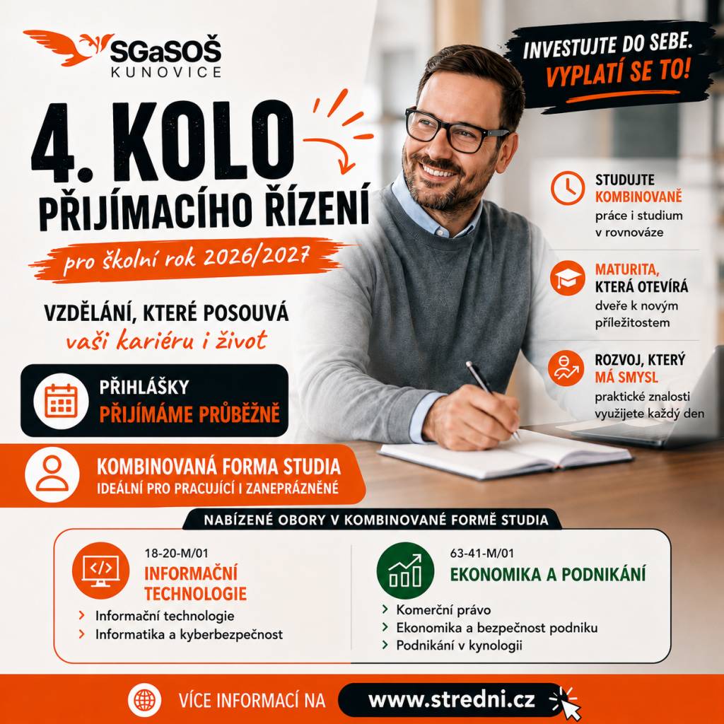 Informace pro zájemce o maturitní vzdělání a kvalifikační studium pedagogických pracovníků
