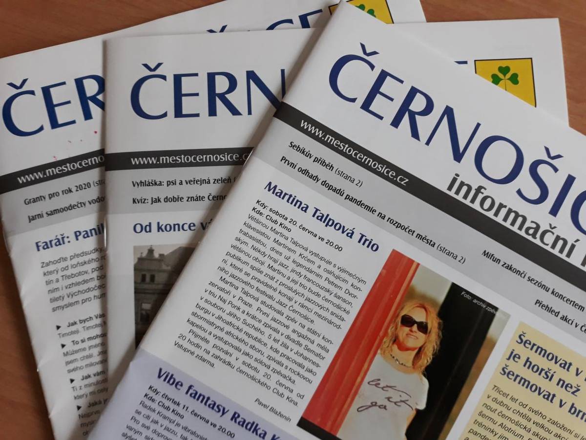 Stejně jako v minulých letech připravujeme do zářijového vydání Informačního listu přehled kurzů a kroužků pro děti a dospělé. Máte-li zájem uveřejnit v přehledu aktivitu, kterou organizujete, zašlete informace do 21. 8. do 10 hodin na adresu redakce@mestocernosice.cz
