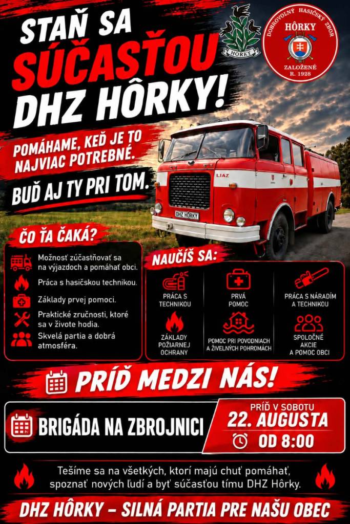 Dobrovoľný hasičský zbor obce Hôrky