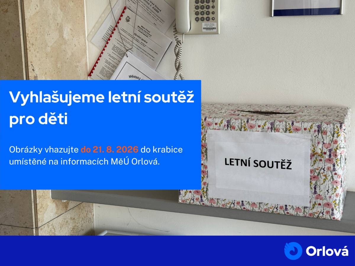Připravili jsme si pro děti letní výtvarnou soutěž. Stačí nakreslit své oblíbené zvířátko a obrázek nám doručit. Ze všech doručených obrázků vylosujeme v sobotu 29. srpna 2026 během Festivalu jídla a kávy tři výherce, kteří získají poukázky do hračkářství POMPO. Na zadní stranu obrázku prosím uveďte jméno, příjmení a věk dítět...