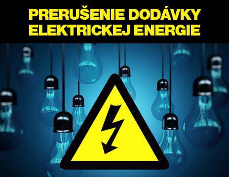 Spoločnosť Západoslovenská distribučná a.s. oznamuje, že z dôvodu plánovaných prác na zariadeniach distribučnej sústavy, budú viaceré odberné miesta dňa 31.08.2026 v čase od 08:30 hod. do 14:00 hod. BEZ DODÁVKY EL. ENERGIE.