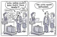 Muž se u odbavení hádal kvůli dvěma kilům navíc. Letiště mu nabídlo řešení, které s radostí využil