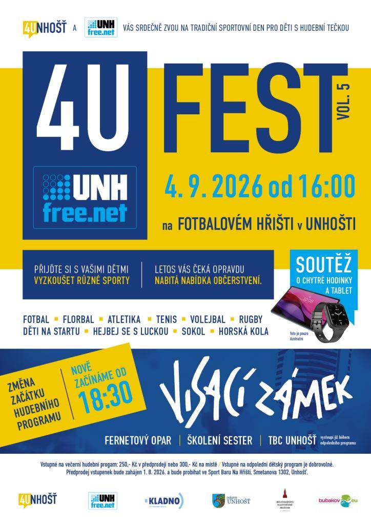 4. září od 16 hodi
