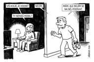 Karel se opět vrátil z hospody až nad ránem. Manželka mu položila otázku, na kterou nebyl připraven