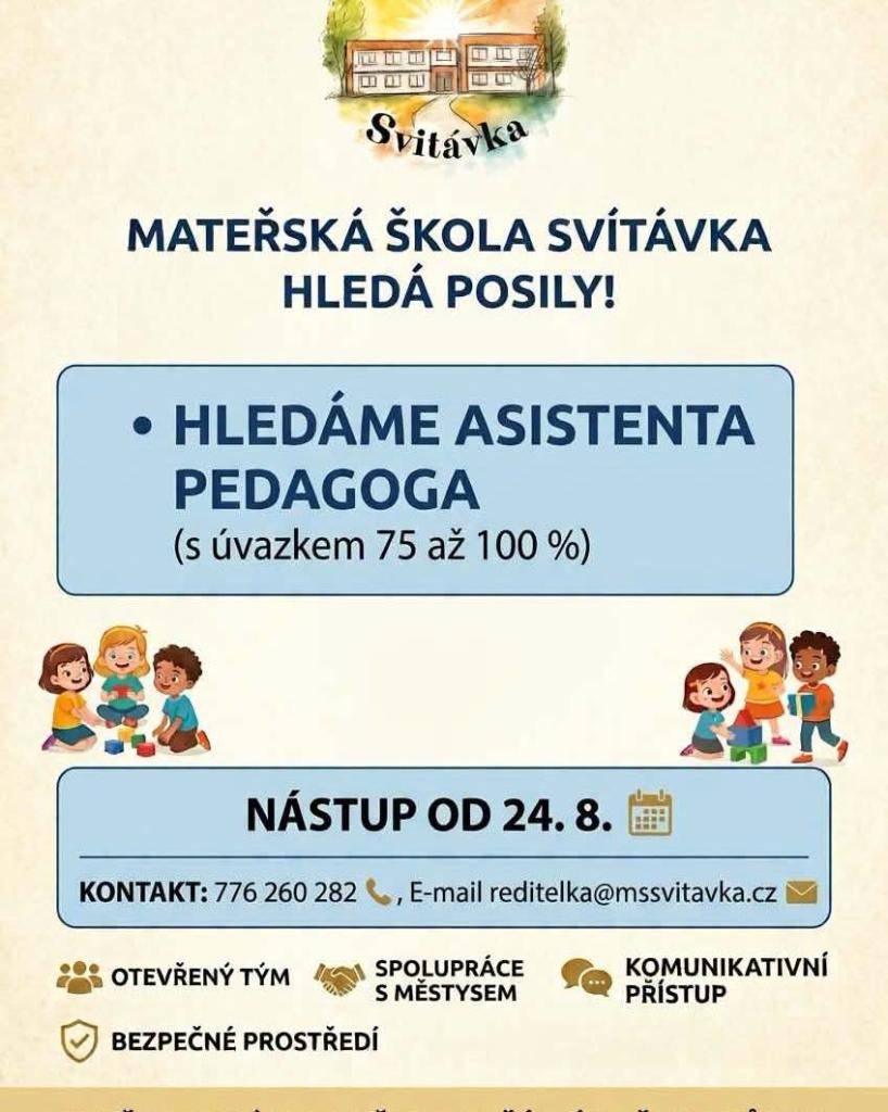ástup možný od 24.8.2026