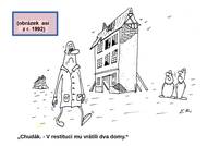 Dva domy v restituci