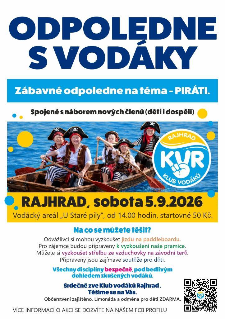 Odpoledne s vodáky pro děti v Rajhradě