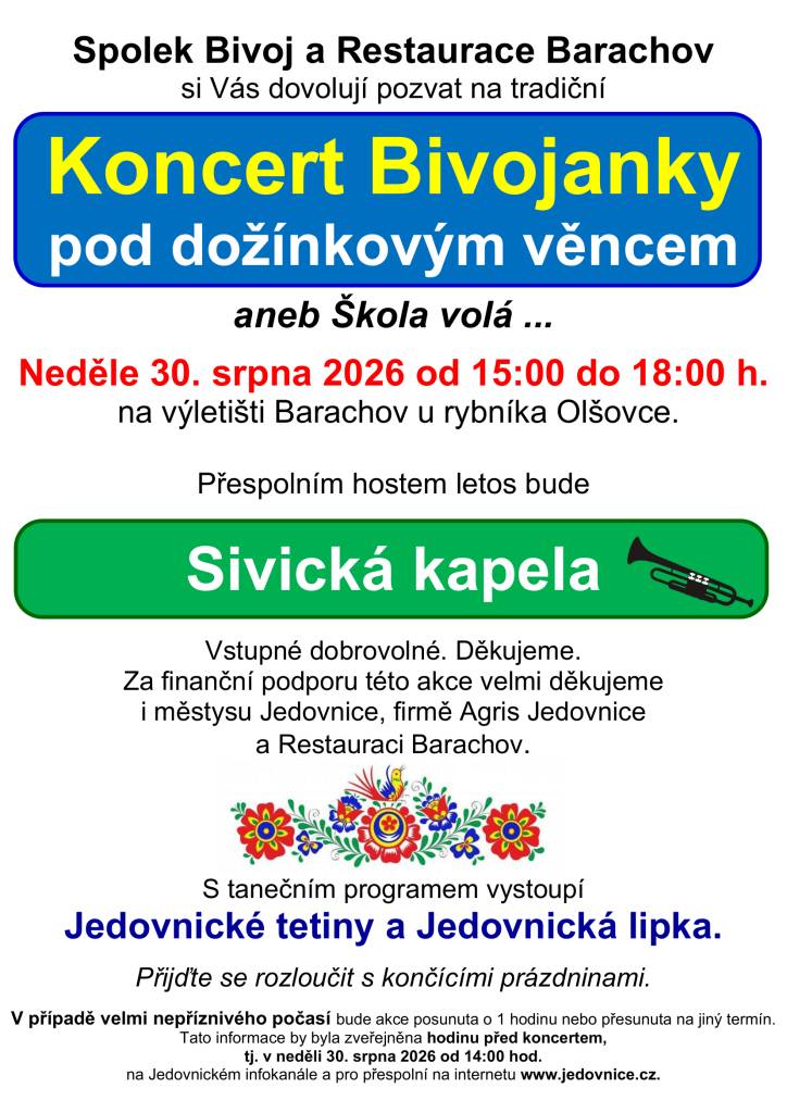 pozvánka do Jedovnic