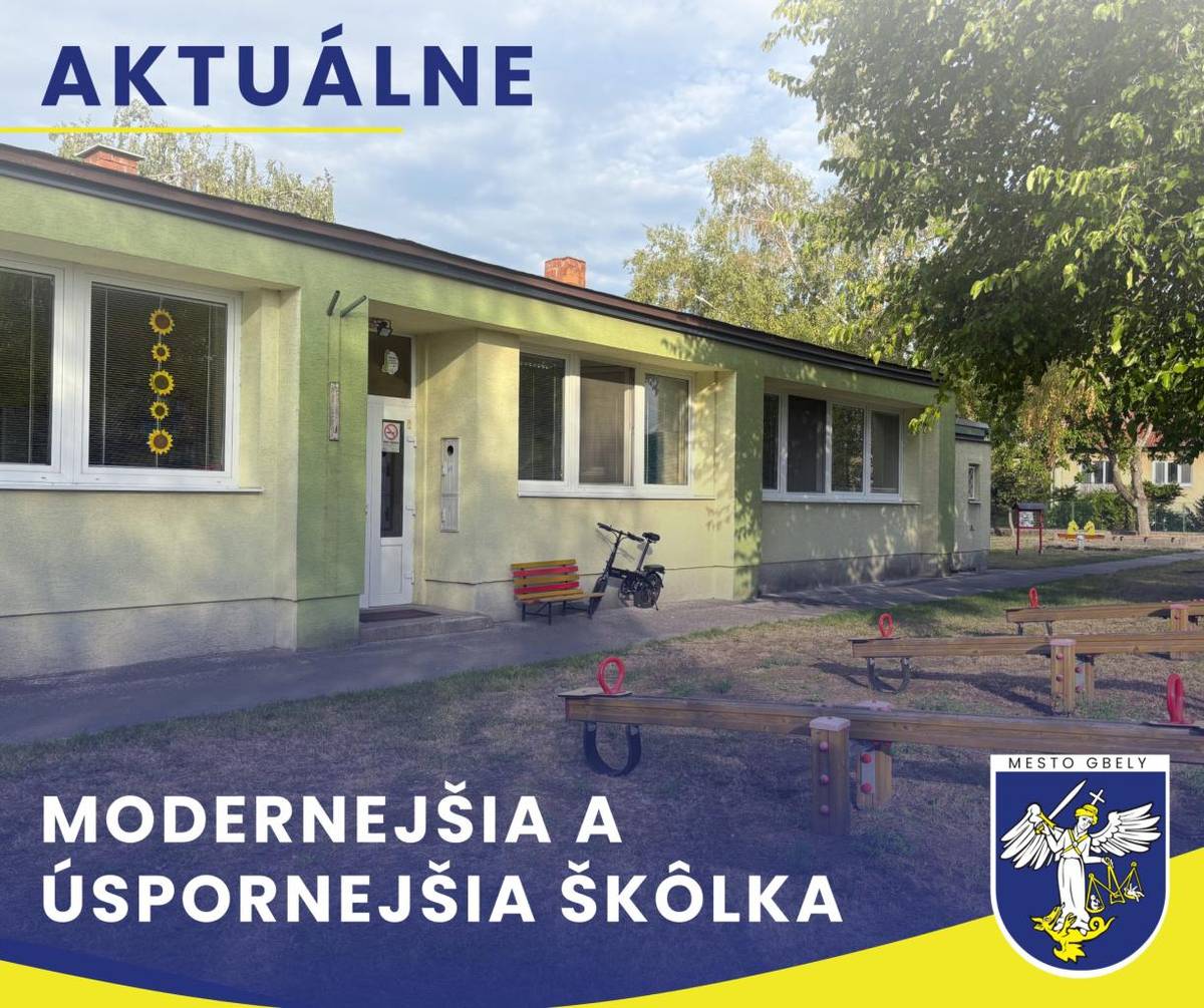 V týchto dňoch sa začínajú práce na budove Materskej škôlky Záhumenice, ktoré spočívajú v znížení energetickej náročnosti tejto budovy.