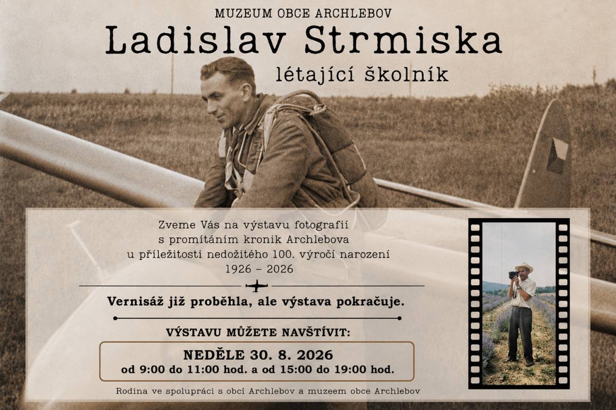 Pokud jste výstavu ještě nestihli navštívit, další příležitost budete mít už v neděli 30. srpna.  Otevřeno bude od 9:00 do 11:00 hod. a od 15:00 do 19:00 hod.