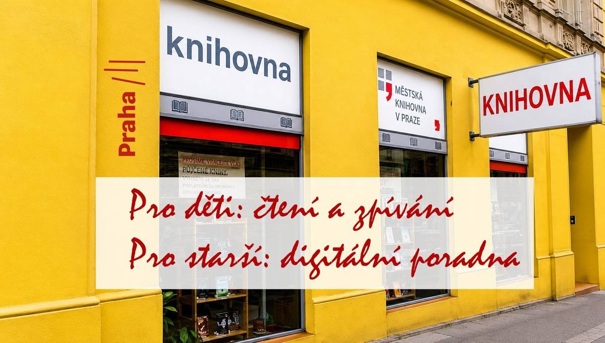 Vážení sousedé, pobočka Městské knihovny v Husitské zve v září na dvě bezplatné akce. Digitální poradna pro seniory Potřebujete poradit s chytrým telefonem, tabletem, aplikacemi nebo e-mailem? Přijďte na individuální konzultaci, kde vám pomohou také s bezpečným používáním internetu. 2. a 16. září, 15.00–16.00 Čtení a zpívání pro děti Pohádka, společné čtení a veselé písničky pro děti od tří let až po předškoláky. 17. září, 15.00–16.00 Městská knihovna v Praze – pobočka Žižkov, Husitská 110/70 Vstup zdarma. Počet míst je omezený. Rezervace na tel. 770 130 215 nebo osobně v knihovně. Vaše Praha 3
